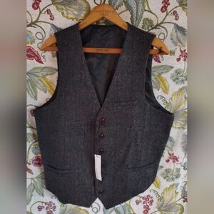 Wool blend waistcoat